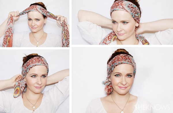 WRAP YOUR HAIR IN A SCARF