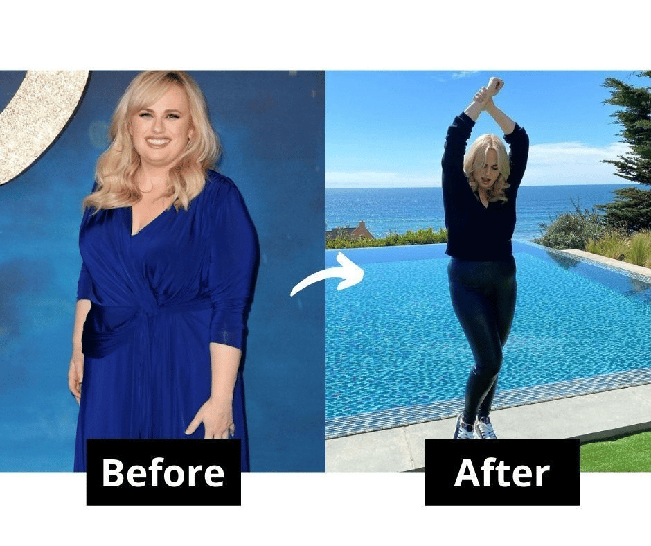 Rebel Wilson weight loss before and after pics