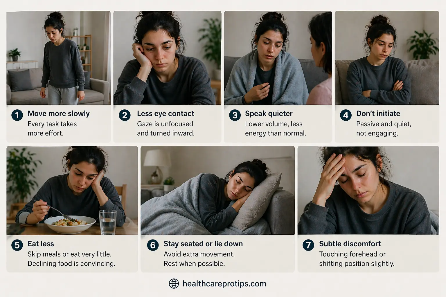 Body Language and Behavior While You Are Sick