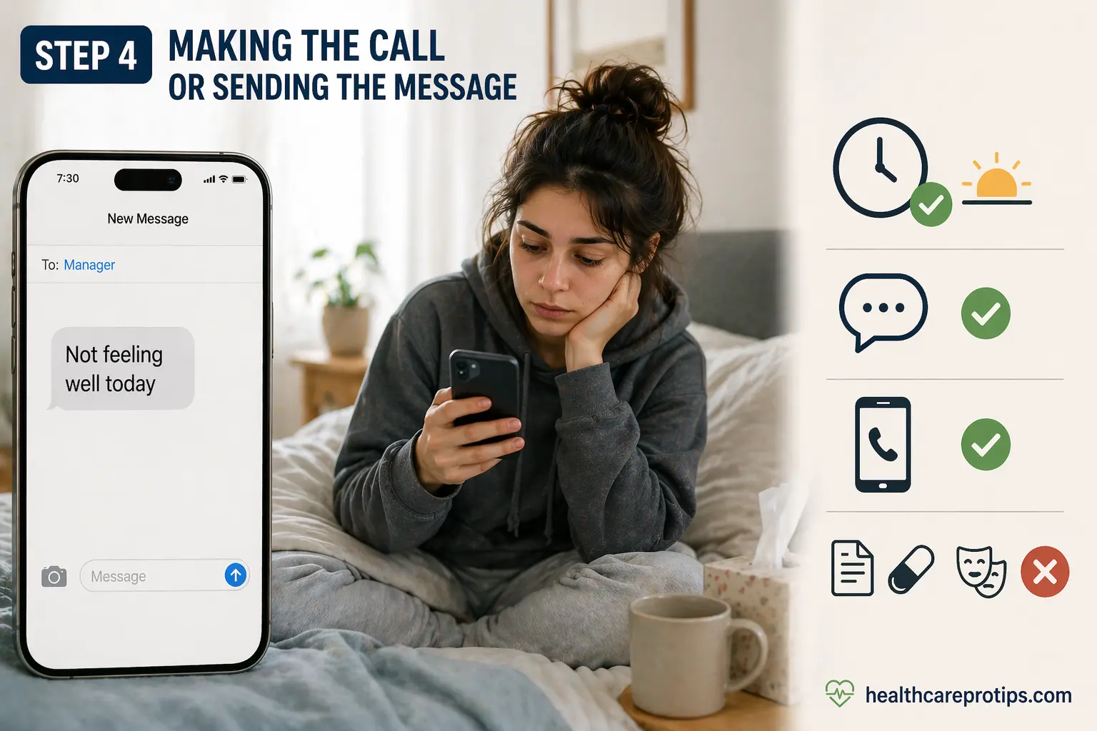 Making the Call or Sending the Message