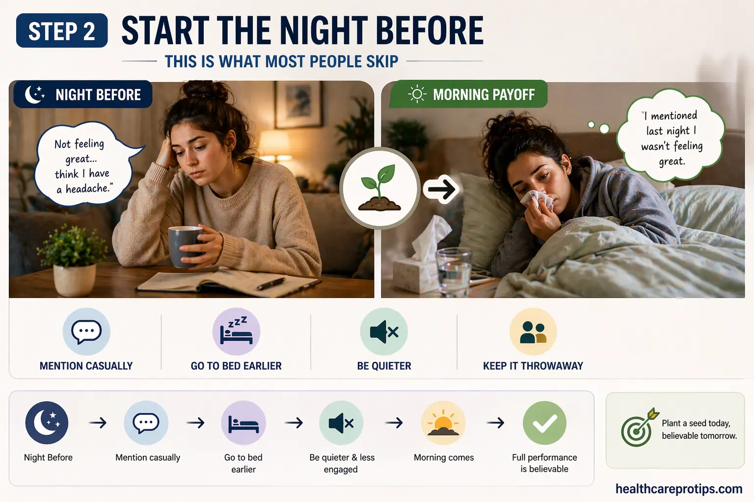 Start the Night Before  Checklist