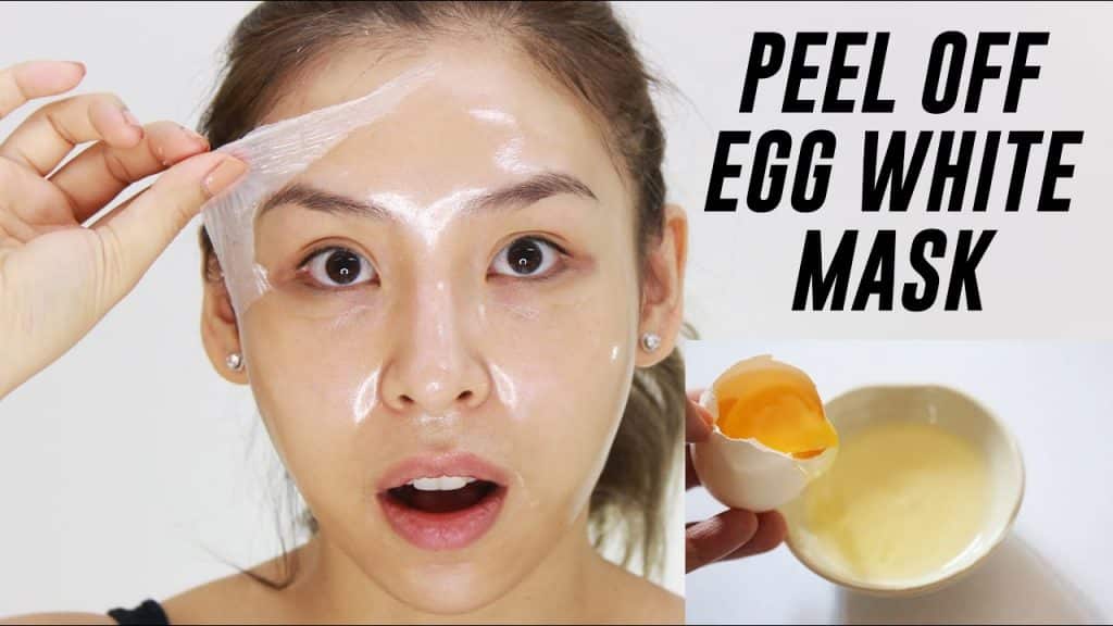 Peel Of egg white mask