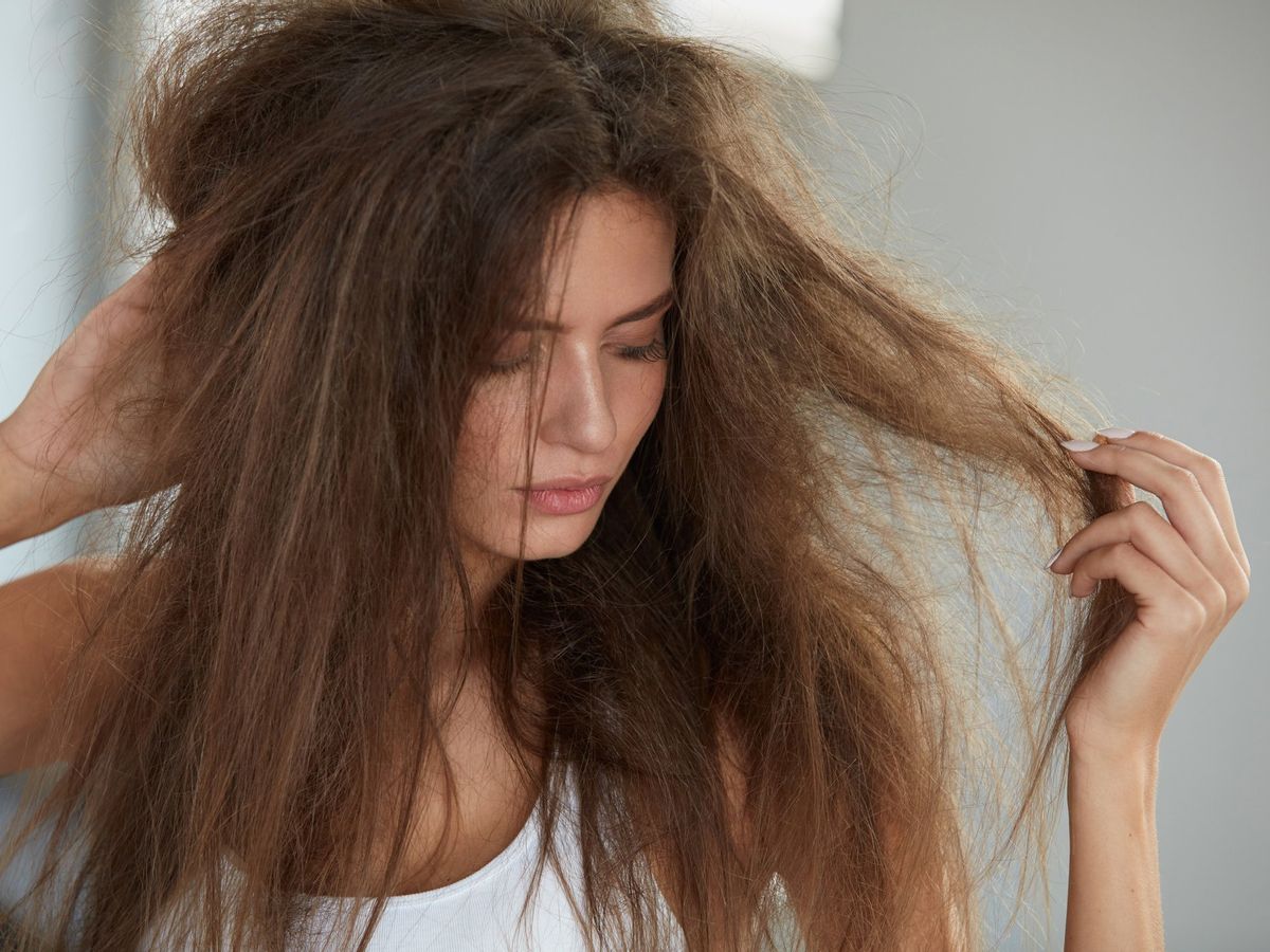 How to repair dry damaged hair