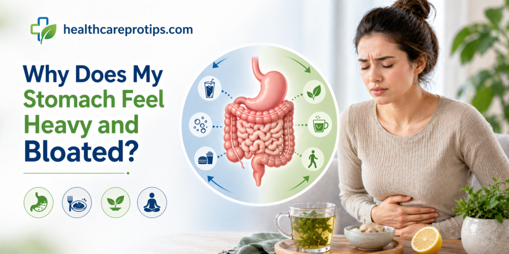 Why Does My Stomach Feel Heavy and Bloated Causes and Natural Fixes